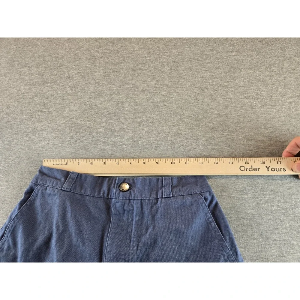 Nike Sportswear Metro Ground Carpenter Pants Boys L Blue Canvas Wide Leg FV8047‎